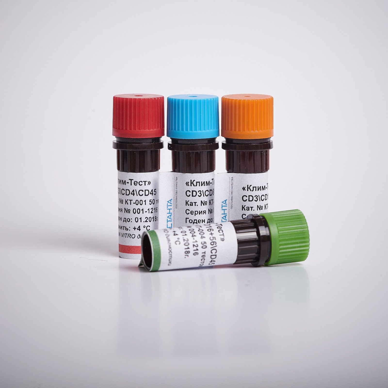 Наборы КЛИМ‑Тест 3‑х цветные моноклональные антитела